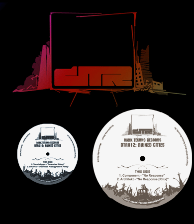 Darktechno label designs